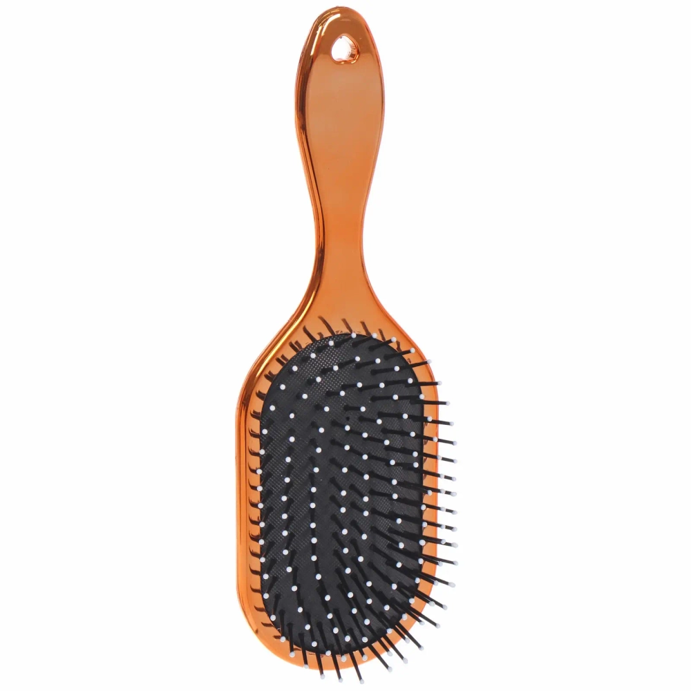 Расческа массажная зеркальная «Animals», лисички, микс 4 цвета, 7,5*23 см (блистер Ultramarine)