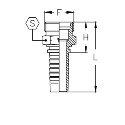 Фитинг DN 12 DKO-S (Ш) 24x1.5 16 TIEFFE