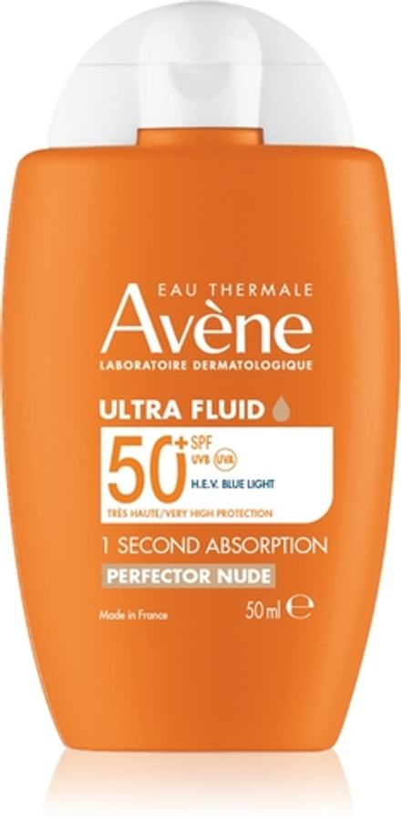 Avene Sun Ultra Fluid Perfector - Легкий тонизирующий флюид SPF 50+, 50 ml