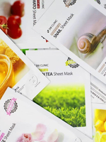 Маска для лица 3W Clinic Essential Up Green Tea Sheet тканевая с экстрактом зеленого чая 25 мл