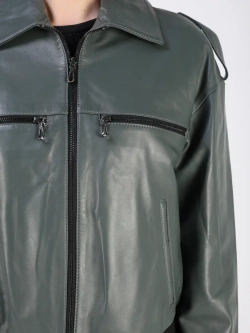 Кожаная куртка демисезонная