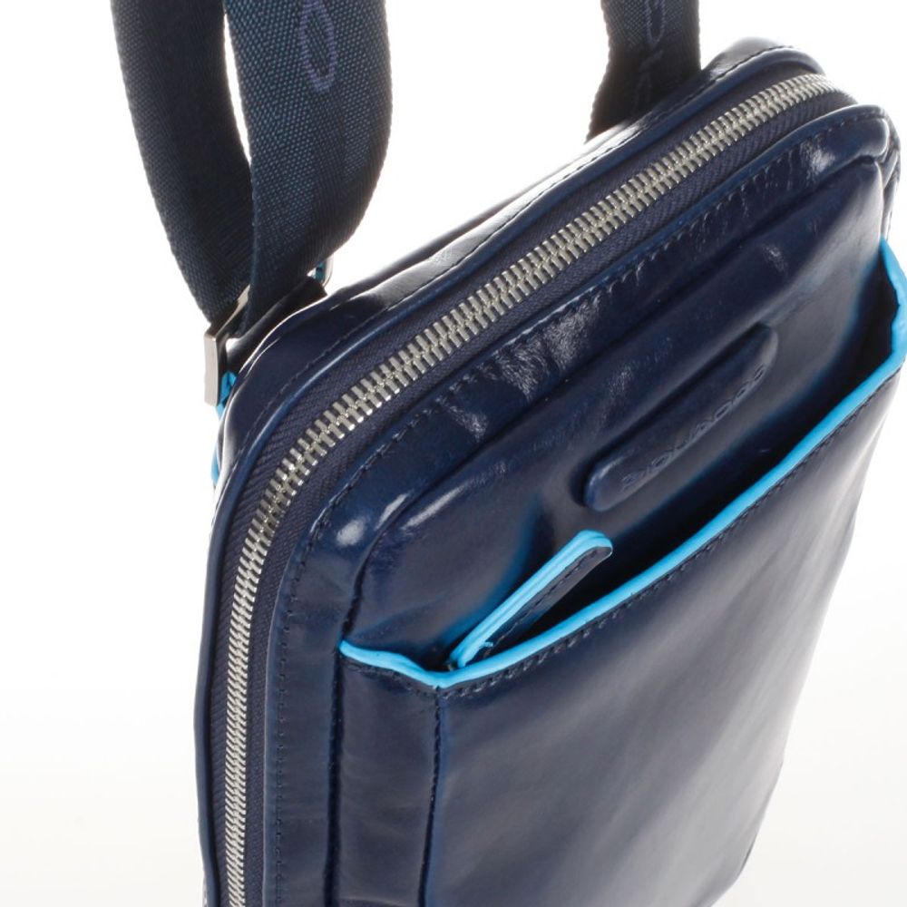 Сумка мужская Piquadro Blue Square синий телячья кожа (CA3084B2/BLU2) 3