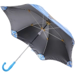 Зонт детский безопасный «KidsZontik», Самолет, светоотраж. элементы, плотный винил, длина 65см, d-90см