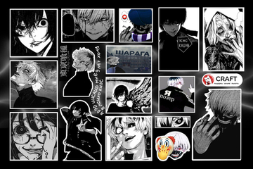 Стикерлист "Токийский гуль"