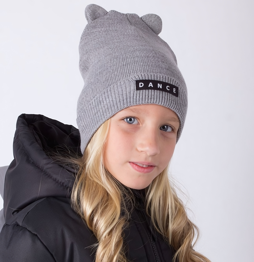 Шапка для девочек А.ШВ20-26210405, серый, р-р 46-50 7691711