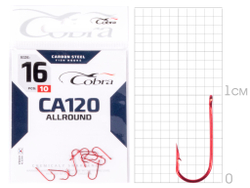 Крючки Cobra Allround MIRAGE сер. CA120 разм. 016 10шт.