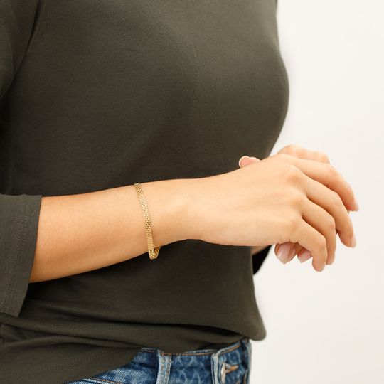 Браслет золотой