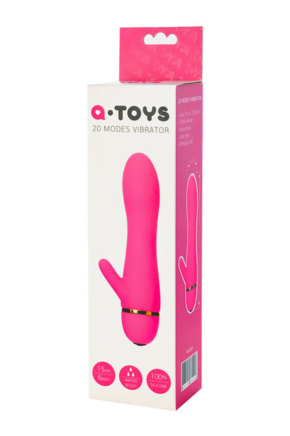 Рельефный вагинальный вибратор 20 Modes Vibrator (20 режимов) (Цвет: ярко-розовый)