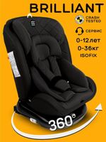 Автокресло детское AMAROBABY Brilliant ISOFIX класс D, группа 0+/1/2/3
