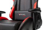 Кресло игровое Zombie VIKING 5 AERO черный/красный искусственная кожа с подголов. крестовина пластик