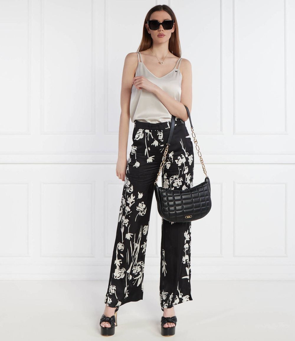 Кожаная сумка через плечо Kendall Michael Kors - черный(30S4G8NM3L)