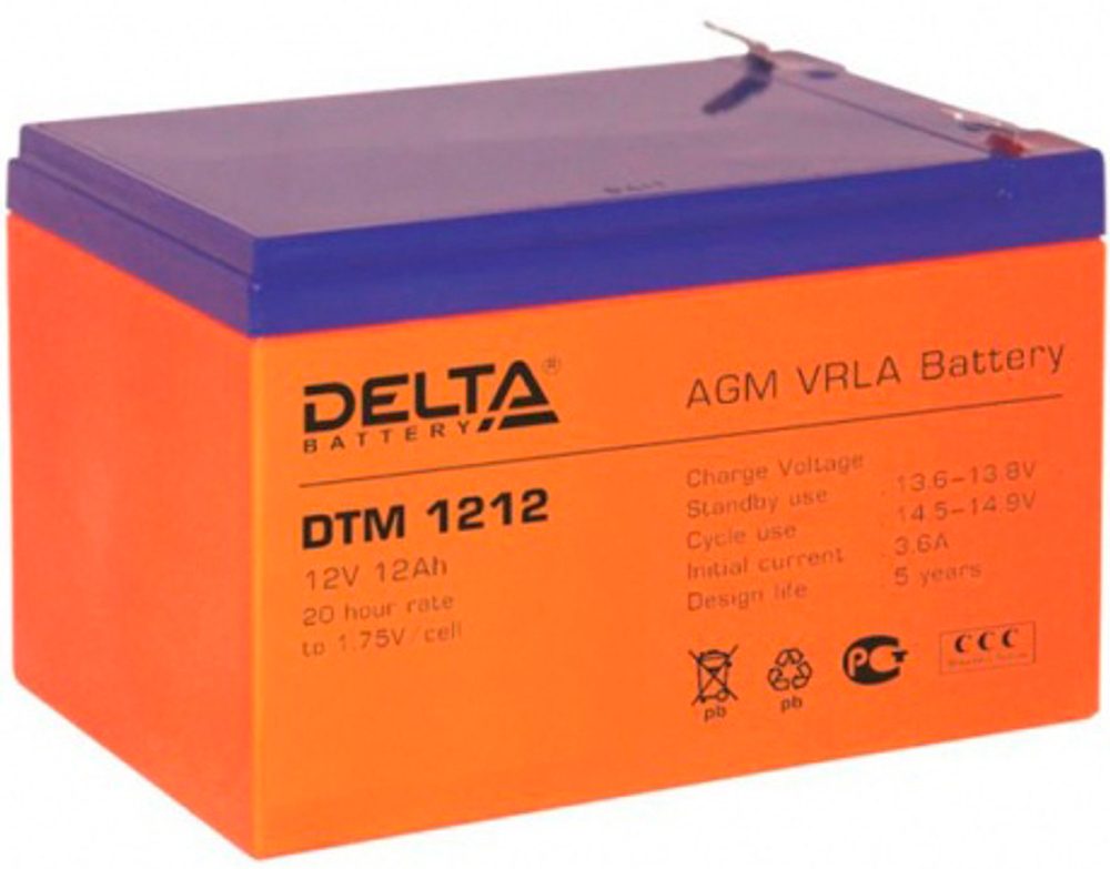 Батарея  Delta DTM 1212