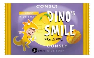 Мыло детское с ароматом манго CONSLY Dino's Smile Mango Kids Soap 90 гр