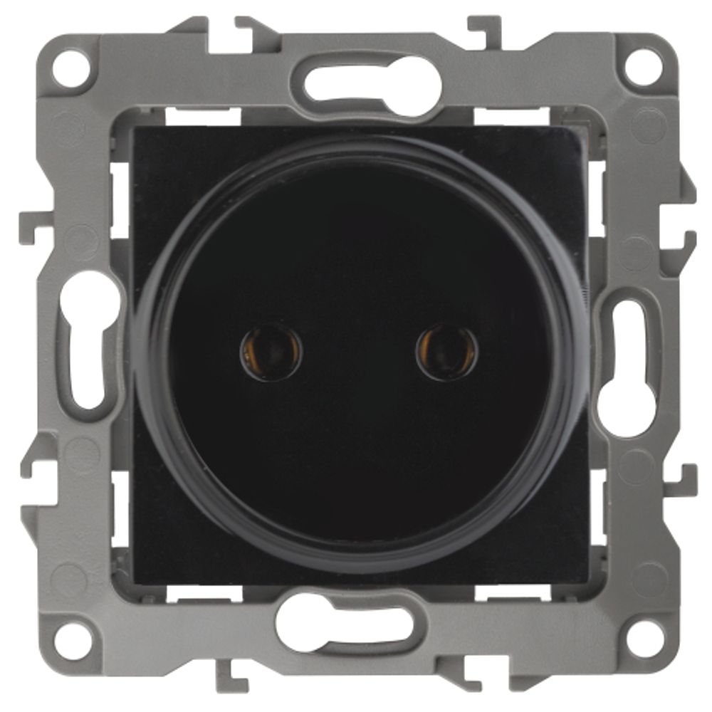 Розетка ЭРА Серия 12 12-2105-06 2P16A-250В IP20 чёрный
