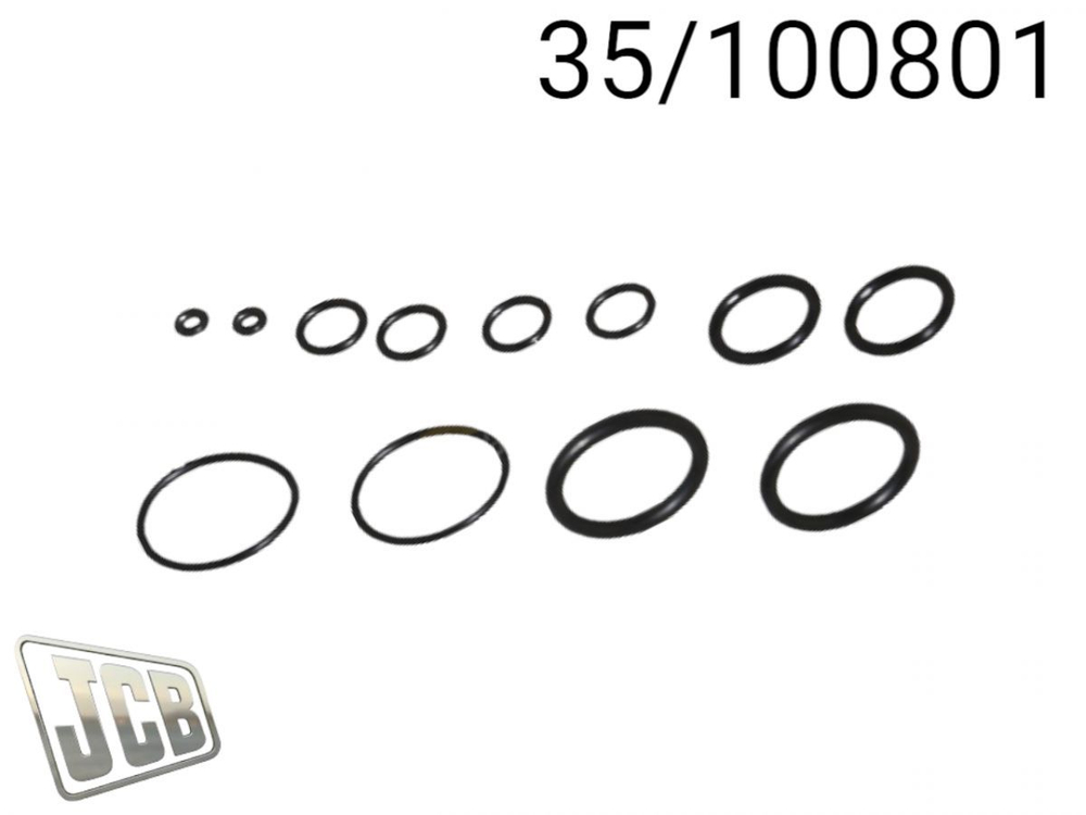 Комплект уплотнителей соленоида на КПП JCB 35/100801