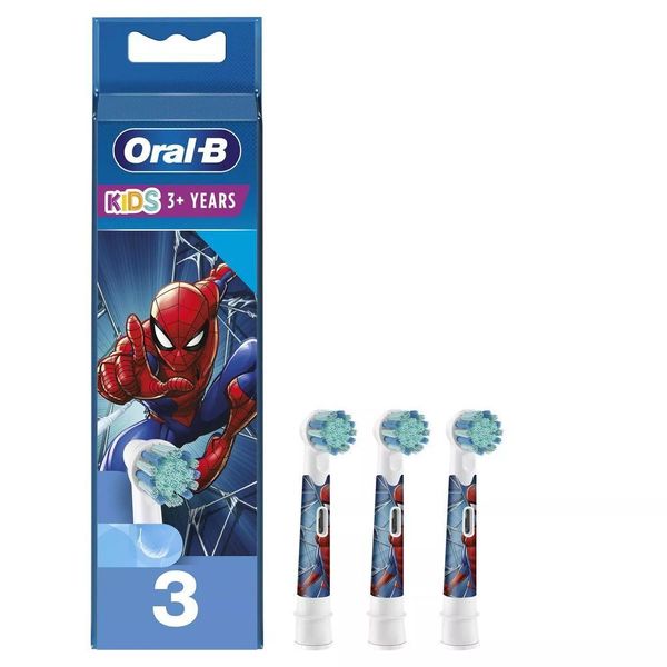 Насадки для зубной щетки Braun Oral-B Kids EB10S 3K Spider man