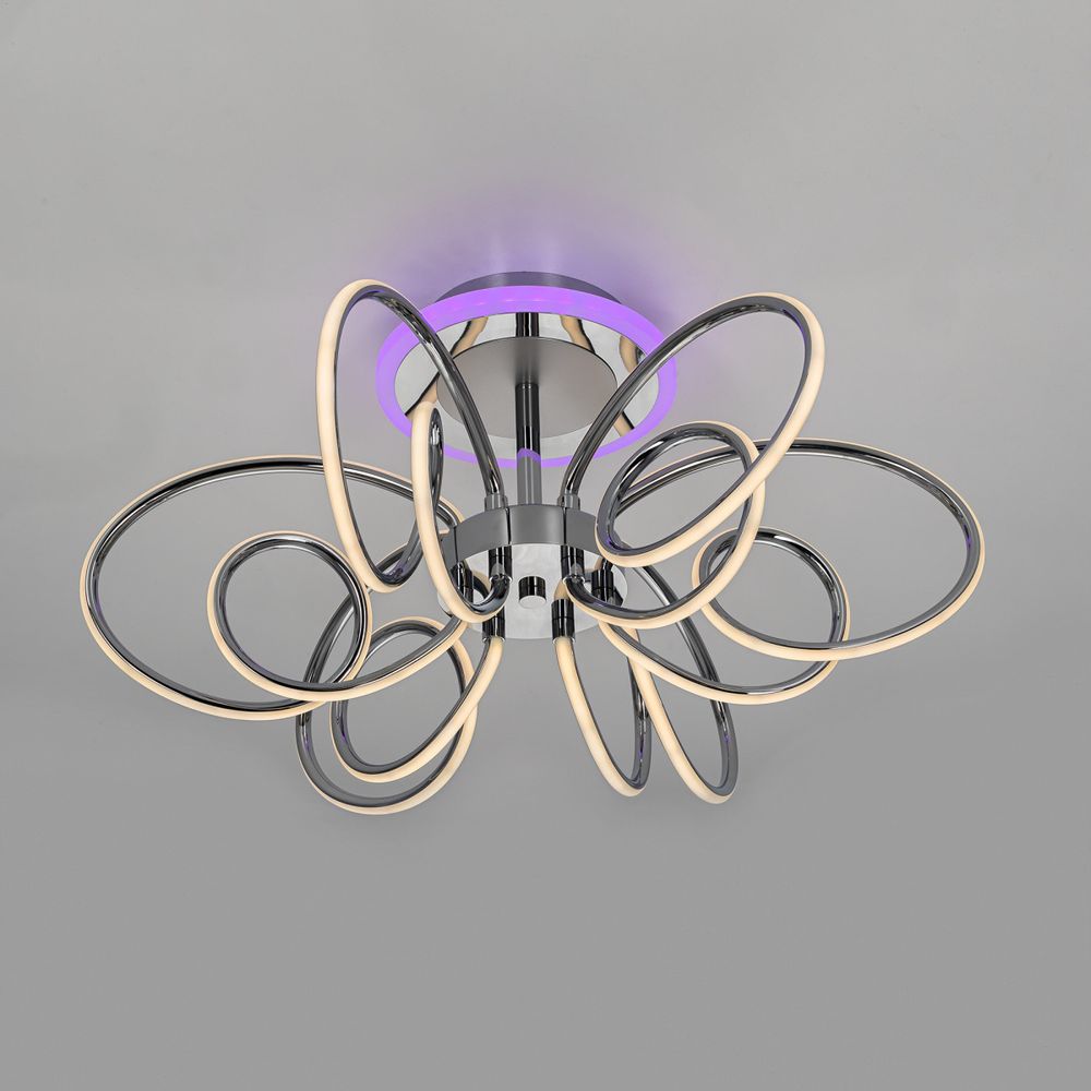 Citilux SALMA SMART CL224A161 RGB LED Умная люстра Хром