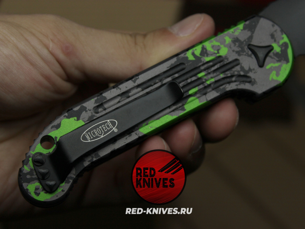 Нож Microtech LUDT (болотный камуфляж V.2) эксклюзив RED-Knives RK-532
