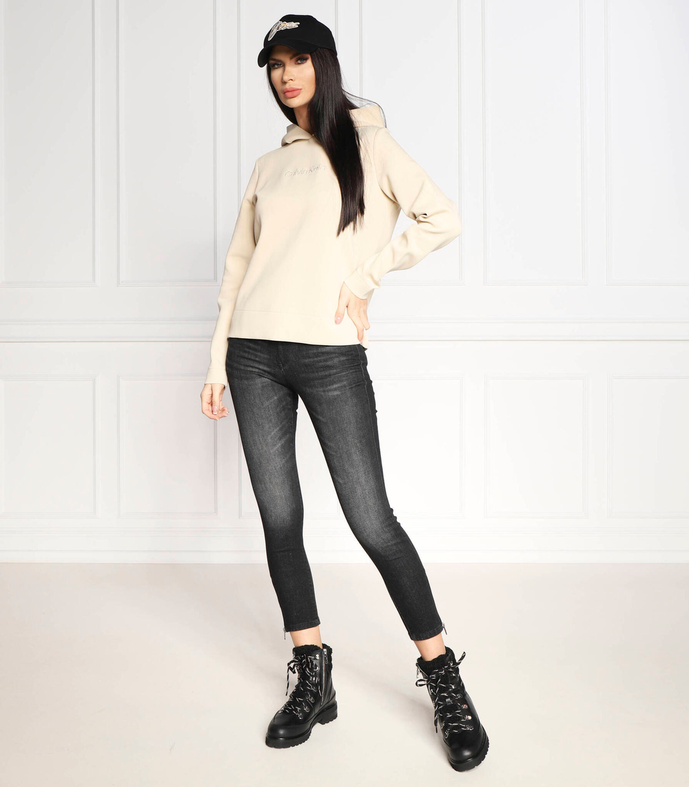 Худи embroidery logo Calvin Klein - светло-коричневый(K20K205346)