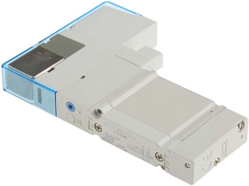 SY3100-5U1, 5/2 Pneumatic Solenoid/Pilot-Operated Control Valve - Pilot/Pilot SY3000 Series 24V dc