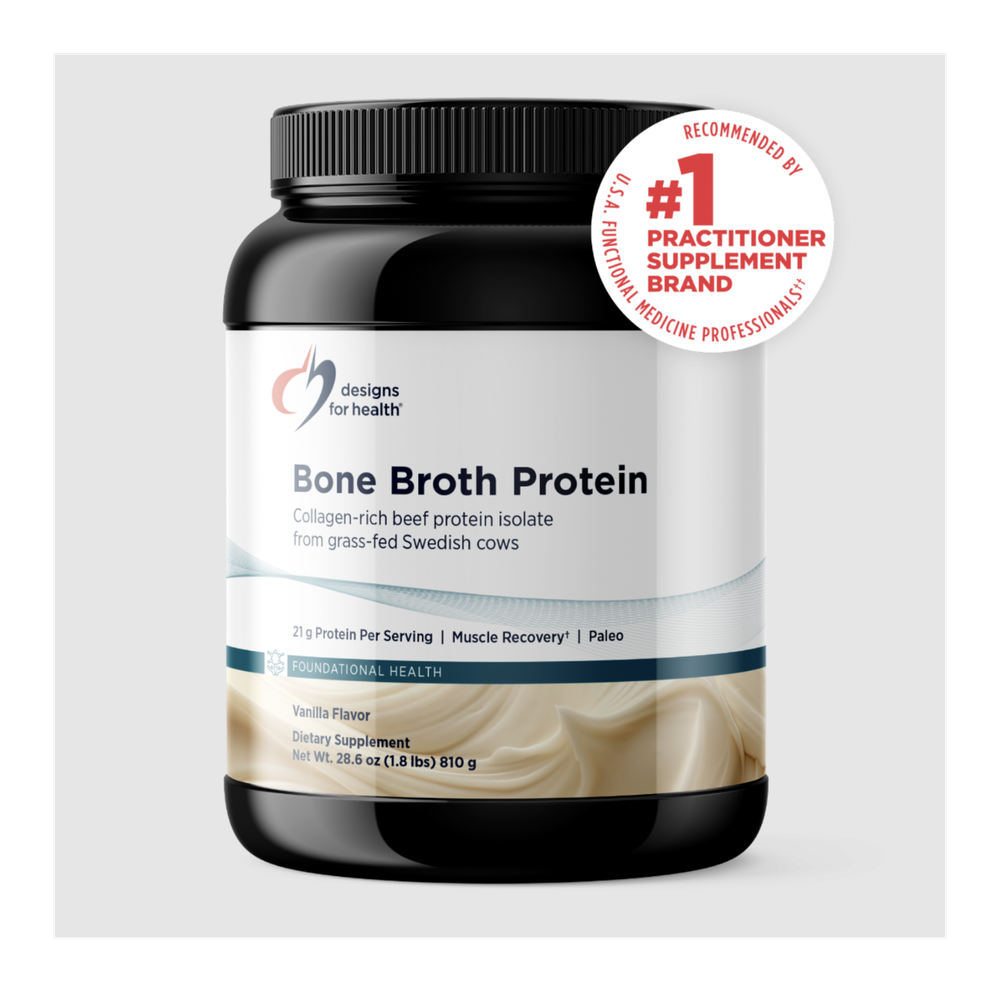 Designs For Health - Bone Broth Protein (PurePaleo) Vanilla - 810 gr