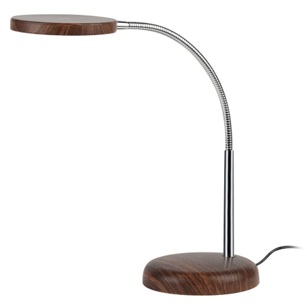 Настольный светильник ЭРА NLED-436-8W-WOOD светодиодный дерево | Светодиодные настольные лампы