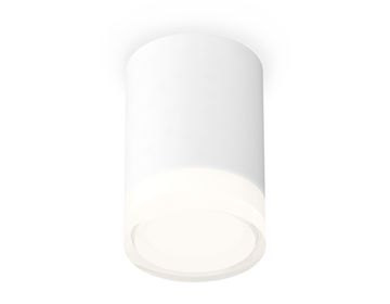 Комплект накладного светильника с акрилом 1*MR16 GU5.3 XS7421023 SWH/FR/CL белый песок/белый матовый/прозрачный (C7421, N7160)DIY System Complects Ambrella