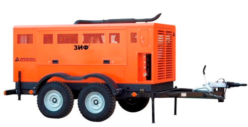 Станция компрессорная дизельная передвижная зиф-пв-28/1,0
