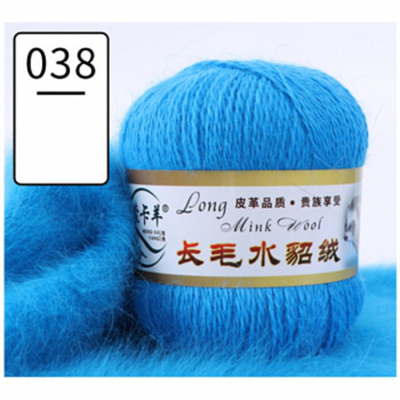 Пряжа "Норка" длинноворсовая, Пух норки-90 % Полиамид-10 %