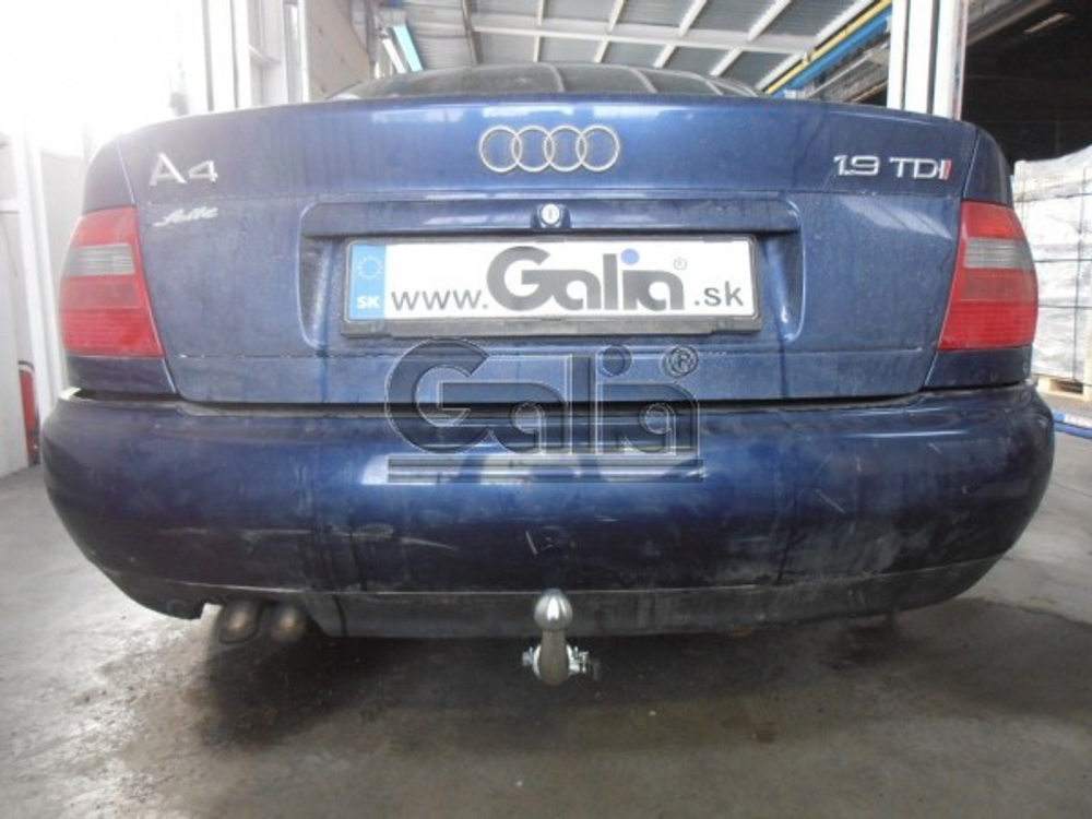 Фаркоп оцинкованный Galia A035A для Audi A4 седан/универсал 1994-2000(паспорт и сертификат в комплекте)(без электрики)