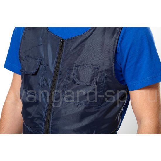 Костюм "Автотехник" полукомбинезон (василек/синий)