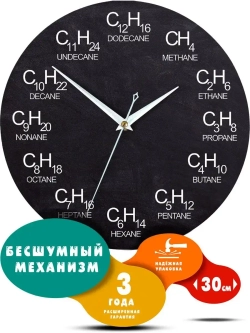 Часы настенные химия