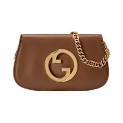 Сумка на плечо Gucci Blondie коричневый