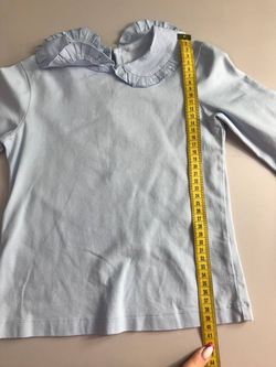 Лонг с акцентным воротничком, на 5/6 лет