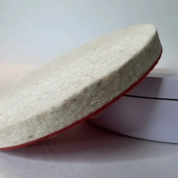 Диск круг 150 мм за 1 шт полировальный из натурального войлока под липучку фетровый