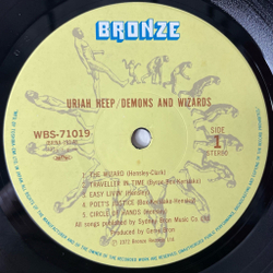 Винтажная виниловая пластинка LP Uriah Heep Demons And Wizards (Japan 1978) (Obi) Circle Of Hands
