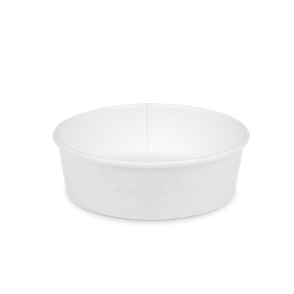 OSQ Упаковка Round Bowl белый 620 БЕЗ КРЫШКИ (1/45/270)