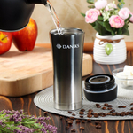Термокружка нерж, 0.45 л, Daniks, г-фит, SL-NT015-met-grpht