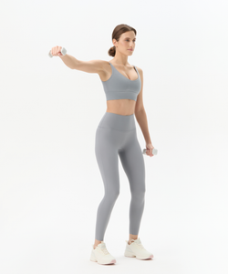 Гантель виниловая DB-106 0,5 кг, светло-серый