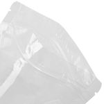 Пакеты дой-пак с замком ZIP LOCK, прозрачные, 120х200 + 40 мм, КОМПЛЕКТ 100 штук, 70 мкм, BRAUBERG, 700696