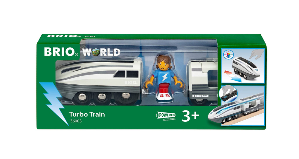 BRIO Скоростной поезд TurboTrain на батарейках