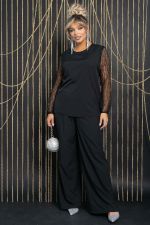 Блуза Вика (черная) Б11852 LT Collection