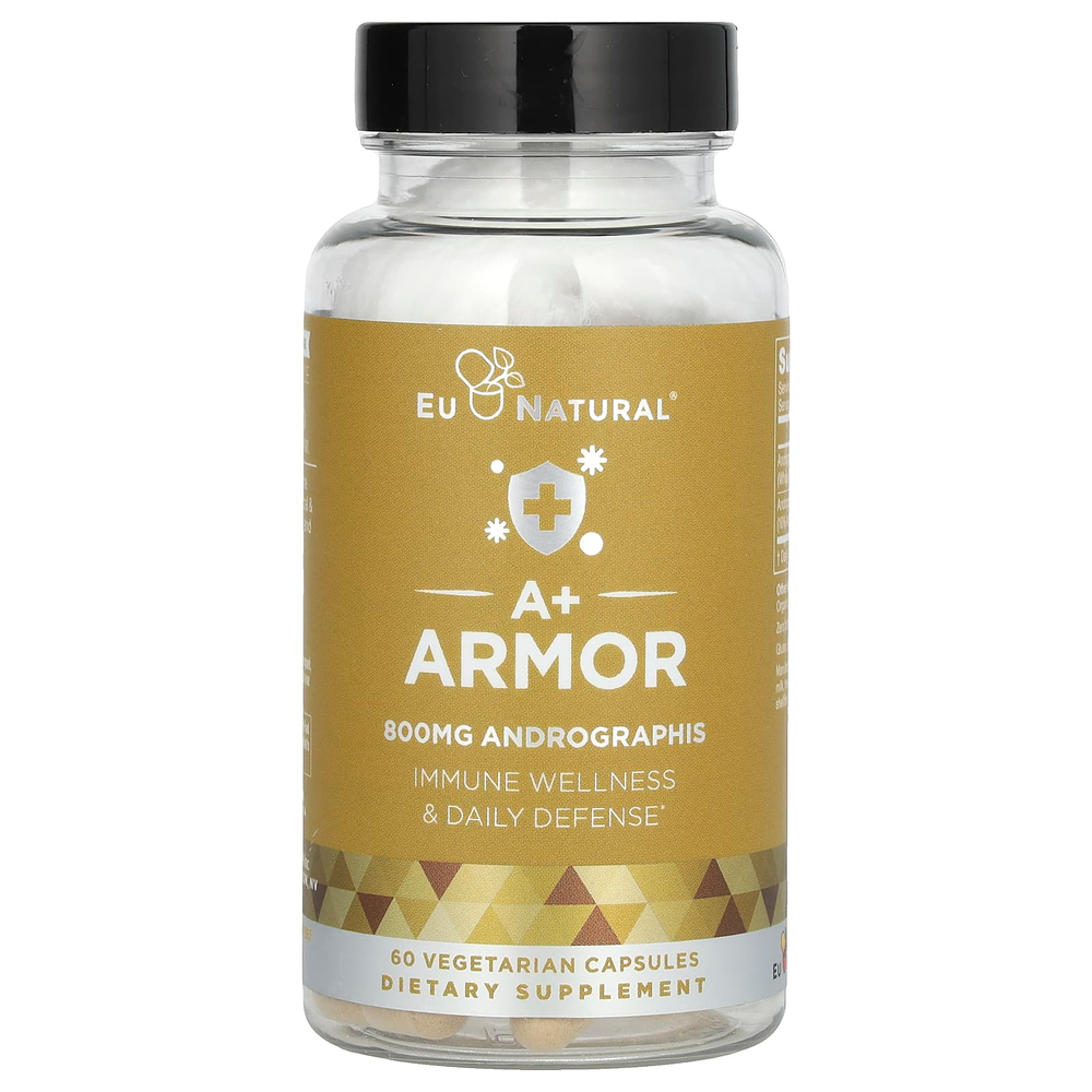Eu Natural, A + Armor, 800 мг, 60 вегетарианских капсул (400 мг на капсулу)