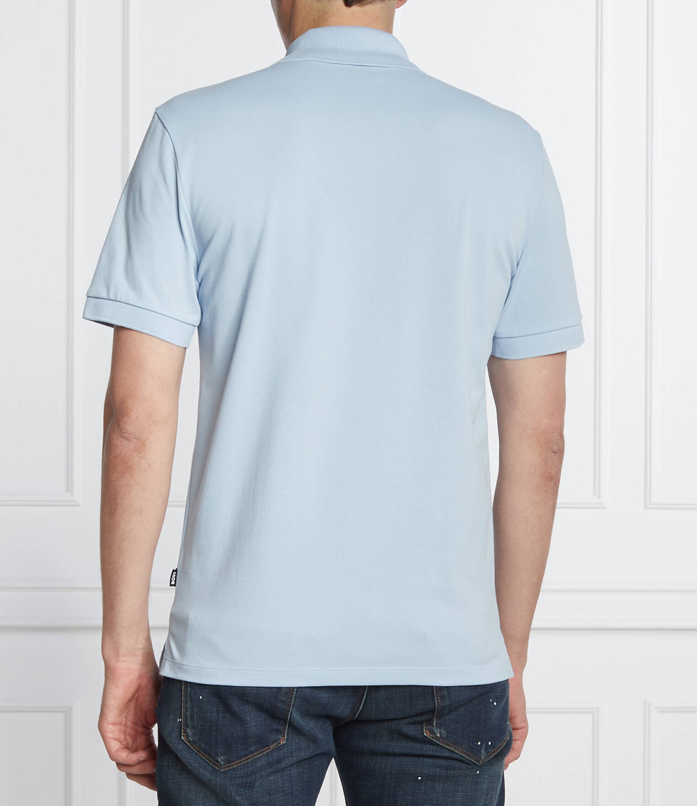 поло pallas BOSS BLACK - голубой(50468362)