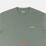  Футболка мужская Carhartt WIP Script Embroidery артикул:I030435_park - купить в магазине Дайс