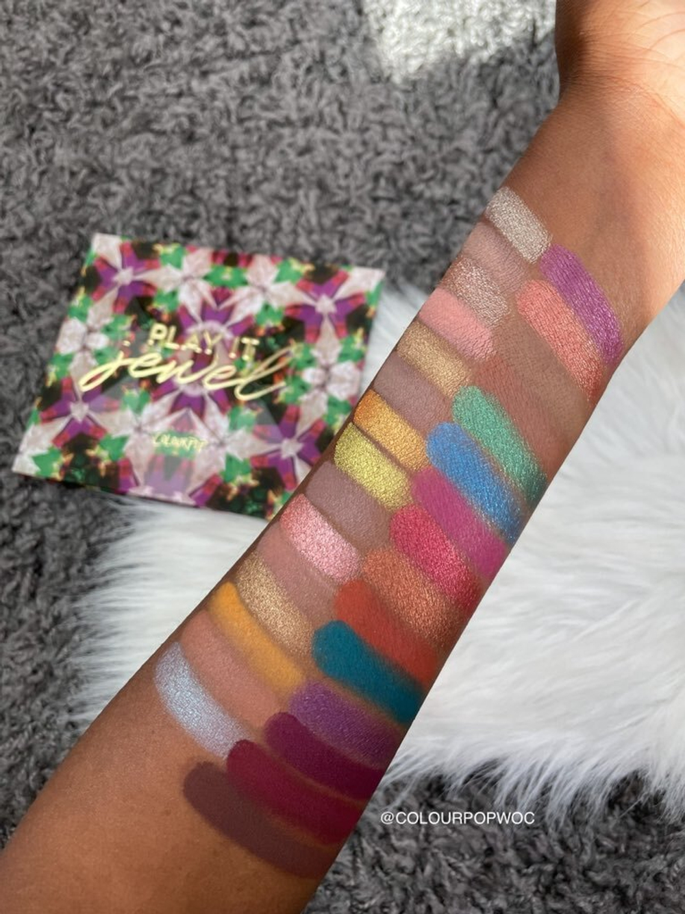 ColourPop Play It Jewel palette