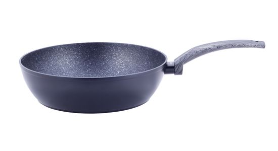 Сотейник 26 см. из кованного алюминия Kamille KM-4135 с мраморным покрытием