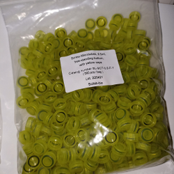 Пробирка 0.5мл с закручивающейся желтой крышкой с юбкой SL-SCT-0.5-F-Y (500шт. в пакете)