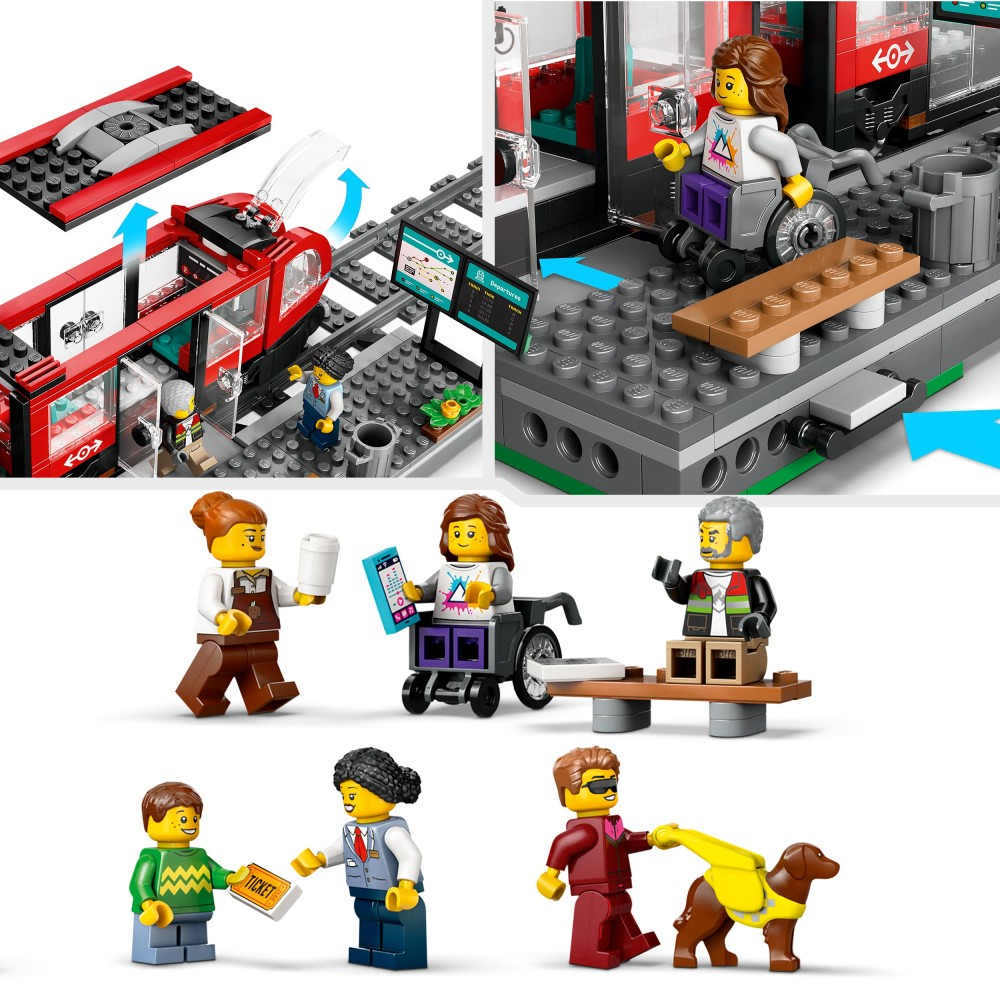 LEGO City - Городской трамвай с остановкой 60423