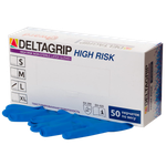 Перчатки латексные неопудренные High Risk (уп.50 шт - 25 пар)